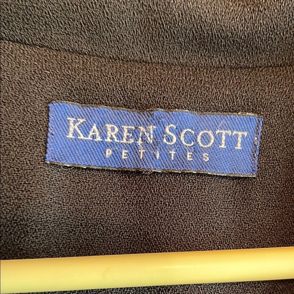Karen Scott Black Formal Blazer with Tailored Fit - Picture 2 of 15